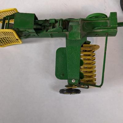 Ertl John Deere Square Baler, 5020 Diesel Tractor, and Turbo II Combine