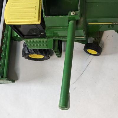 Ertl John Deere Square Baler, 5020 Diesel Tractor, and Turbo II Combine