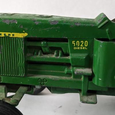 Ertl John Deere Square Baler, 5020 Diesel Tractor, and Turbo II Combine