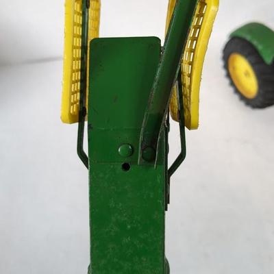 Ertl John Deere Square Baler, 5020 Diesel Tractor, and Turbo II Combine