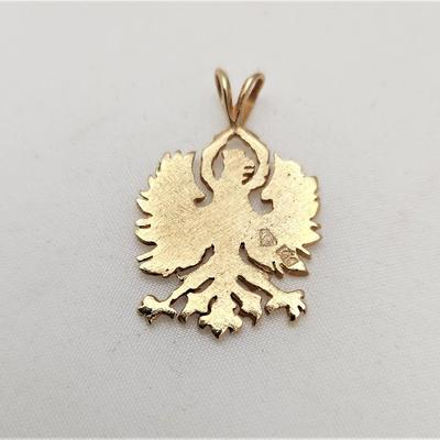 Lot #12  14kt Gold Imperial Eagle Charm