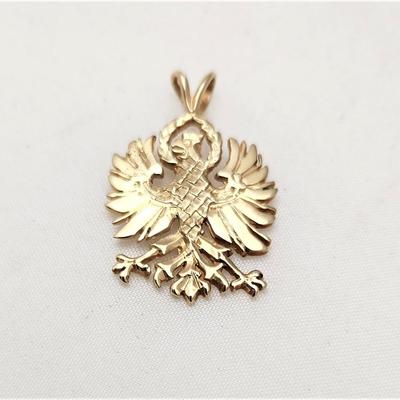 Lot #12  14kt Gold Imperial Eagle Charm
