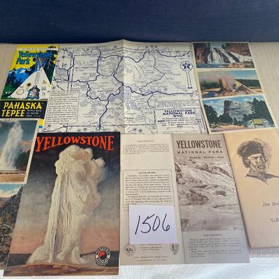 Vintage Yellowstone Maps and More