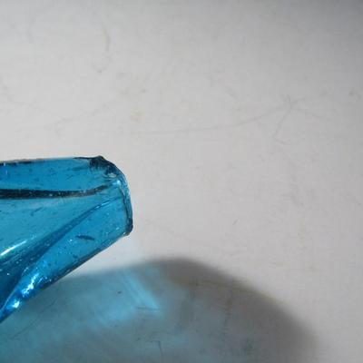 Hand Blown Art Glass Cruet with Stopper