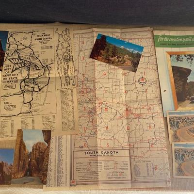 Vintage South Dakota Maps and More