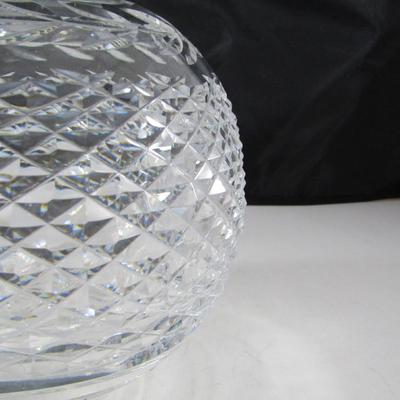 Waterford Crystal Rose Bowl Vase- Approx 5 1/2