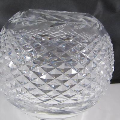 Waterford Crystal Rose Bowl Vase- Approx 5 1/2