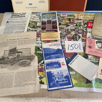 Vintage Atchison Ks. Maps and more