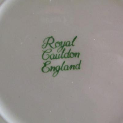 Set of Four Royal Couldon Small Plates with Bird Designs- Approx 5