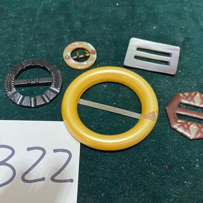 Vintage Ladyâ€™s Buckles
