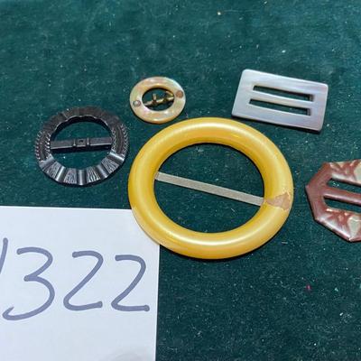 Vintage Ladyâ€™s Buckles