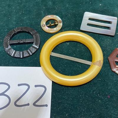 Vintage Ladyâ€™s Buckles