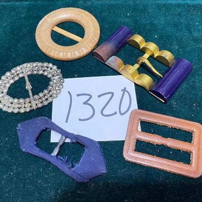 Vintage Ladyâ€™s Buckles