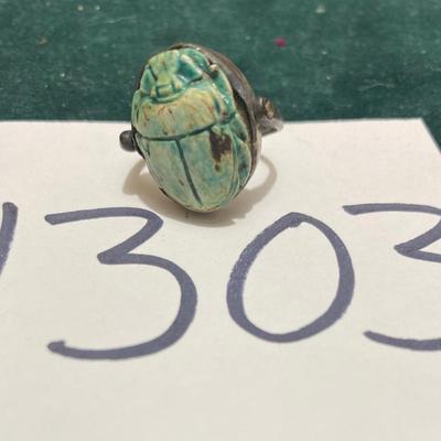 Vintage Egyptian Ring Scarab