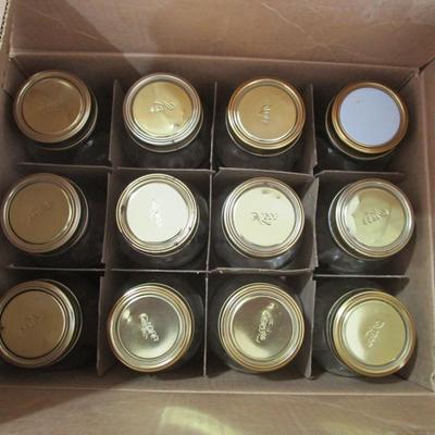 #3 Vintage quart size canning jars regular mouth