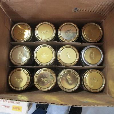 #5 Vintage pint size canning jars regular mouth
