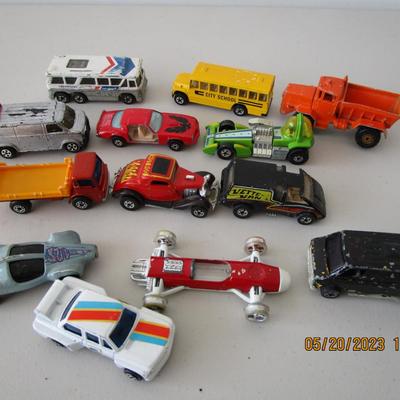 #14 13 Matchbox type cars