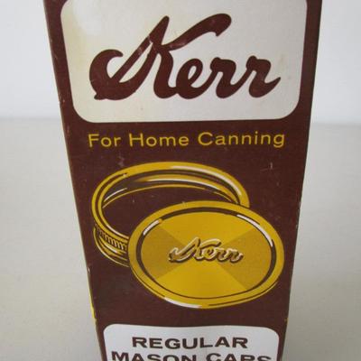 #24  New Kerr Canning lids and rings regular mouth size 1 dozen