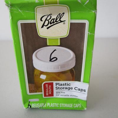 #25 Ball Plastic storage caps regular mouth size
