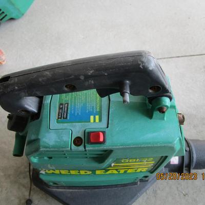 #28 Weed Eater model GBI22 gas blower