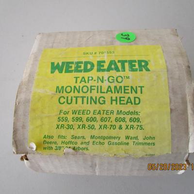 #39 Weed Eater Tap-N-Go Momofilament Cutting Head