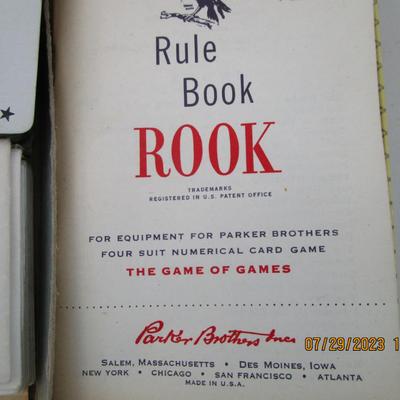 #62 Set of Rook cards, 2 sets of Pinochle cards, great condition
