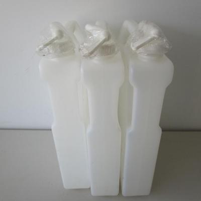 #74 3- Four liter water containers with spout