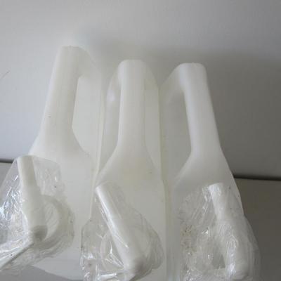 #74 3- Four liter water containers with spout