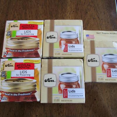 #82 New Kerr canning lids regular size