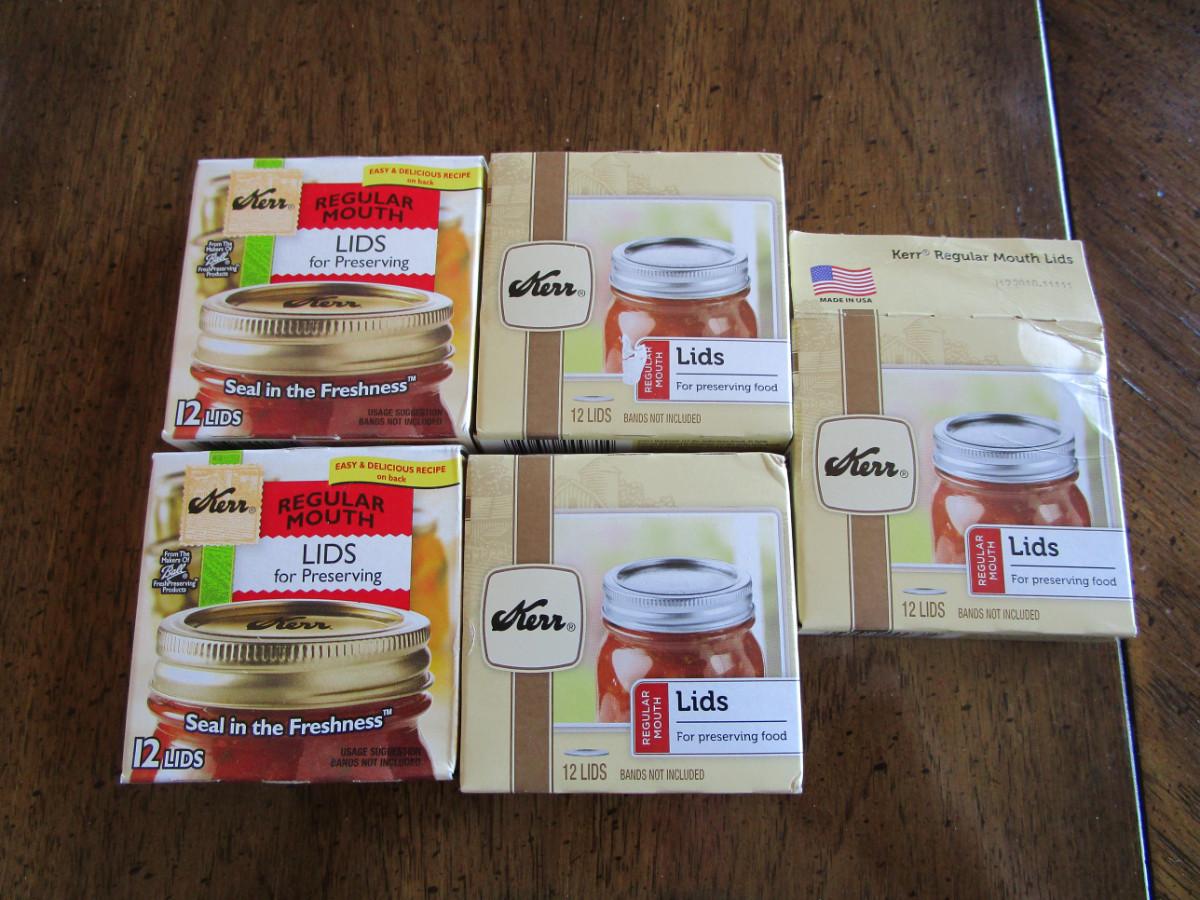 82 New Kerr canning lids regular size