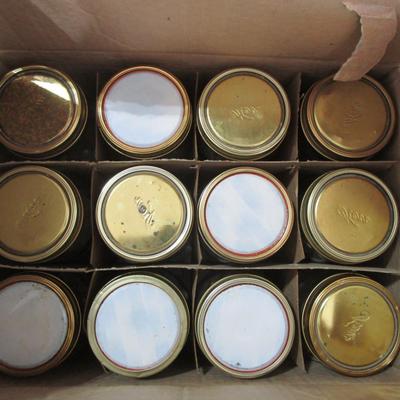 #87 Vintage quart canning jars wide mouth 1 dozen