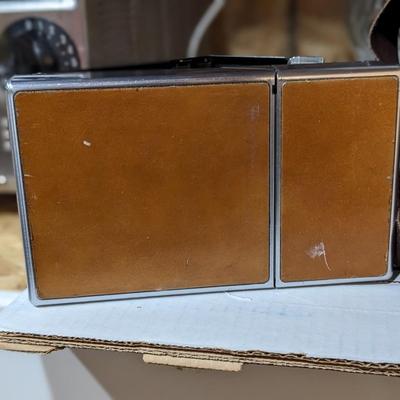 Rare Vintage Polaroid SX-70 Leather Case with Bag
