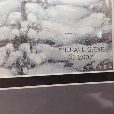 Signed & Numbered Michael Sieve Buck Print