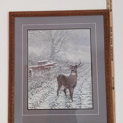 Signed & Numbered Michael Sieve Buck Print