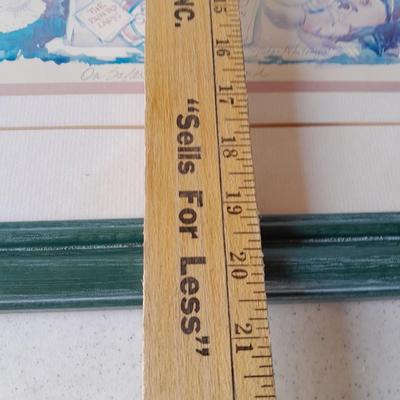 Steiff bear watercolor framed, signed and numbered wall art