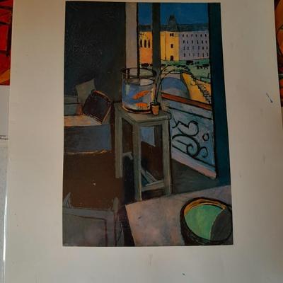 Henri Matisse Portfolio of five prints, each have been laminated