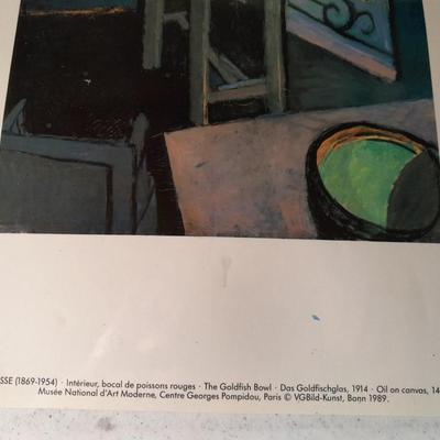 Henri Matisse Portfolio of five prints, each have been laminated