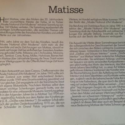 Henri Matisse Portfolio of five prints, each have been laminated