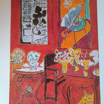 Henri Matisse Portfolio of five prints, each have been laminated