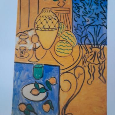 Henri Matisse Portfolio of five prints, each have been laminated
