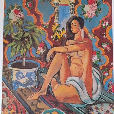 Henri Matisse Portfolio of five prints, each have been laminated