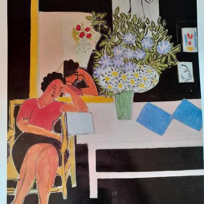 Henri Matisse Portfolio of five prints, each have been laminated