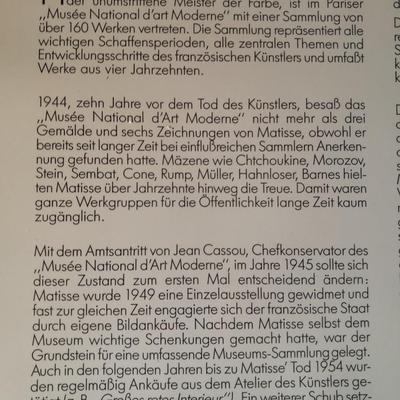 Henri Matisse Portfolio of five prints, each have been laminated