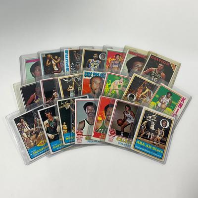 -74- SPORTS | 1970â€™s Basketball Stars / Hall Of Famers Cards