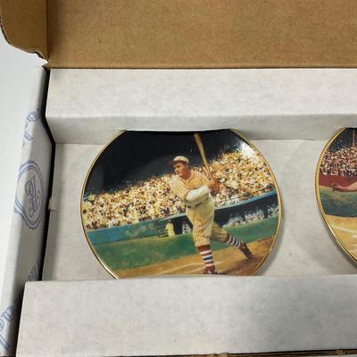 -78- COLLECTIBLE | Bradford Exchange Legends Of Baseball | Rodger Hornsby & Horus Wagner Plates
