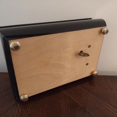 Black Lacquer Wood Music Box