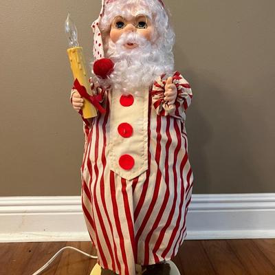 Vintage Animated Christmas Santa Claus *Read Details