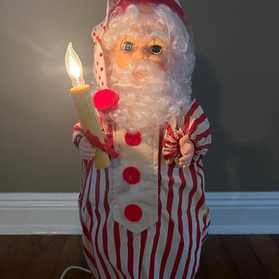Vintage Animated Christmas Santa Claus *Read Details