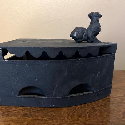 Hand Forged Charcoal Burning Clothes Iron