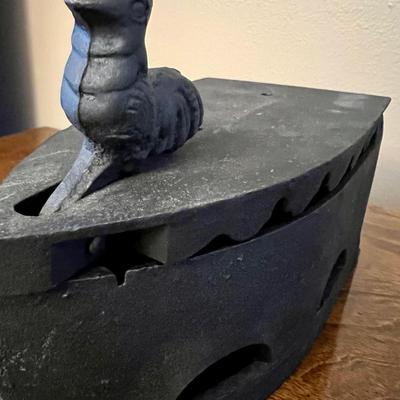 Hand Forged Charcoal Burning Clothes Iron